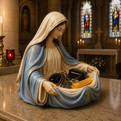 🕊️✨ Bring Peace & Elegance into Your Home. Virgin Mary Catch-All Bowl — 49% OFF Today