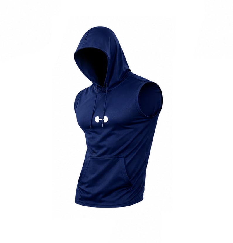 Quick-Dry Cooling Hooded Sleeveless Tops