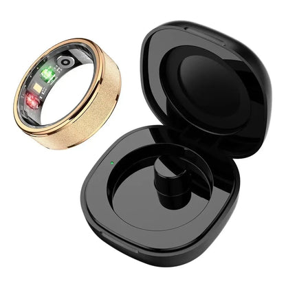 💍 Smart Ring 5ATM Waterproof  – Women & Couples Wearable Fitness Smart Ring with App Tracking | Stylish Tech Gift for Him & Her