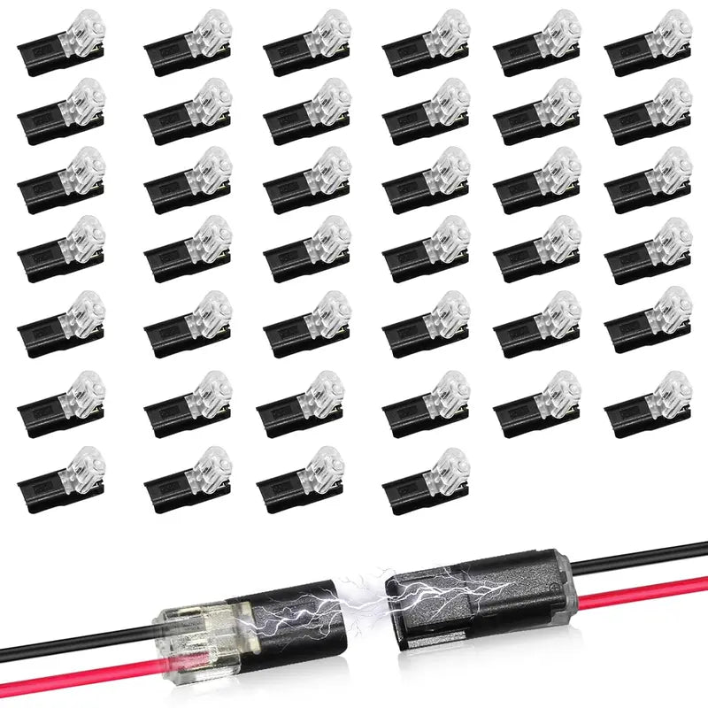 🔗 Double-Wire Plug-in Connector Led Light Strip Connectors 2 Pin
