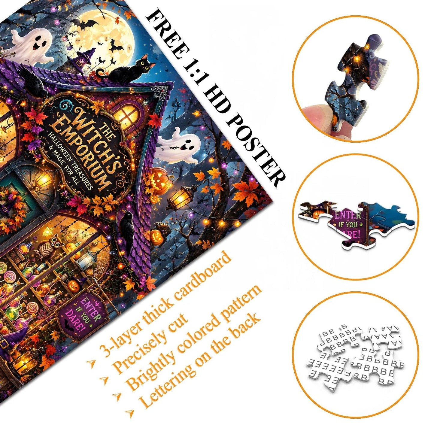 💥🏆The Witch’s Emporium Jigsaw Puzzle 1000 Pieces