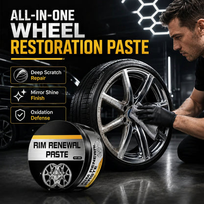 All-in-one wheel restoration paste