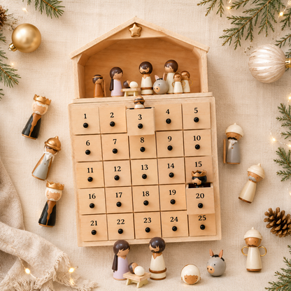 Nativity Advent Calendar 2026 – 24-Day Christmas Countdown with Nativity Figures