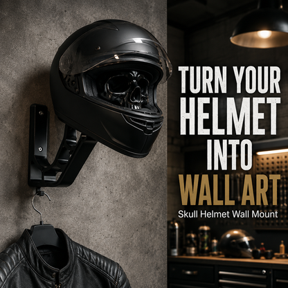 🔥Black Knight Skull Helmet Stand