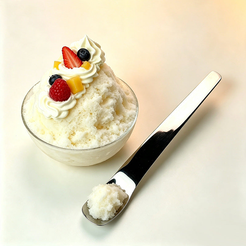 316L Stainless Steel Dessert Spade Spoon, Mirror Polished Thick Multi‑Purpose