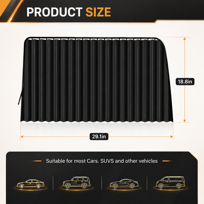 🚗4 Pcs Magnetic Car Side Window Sun Shades
