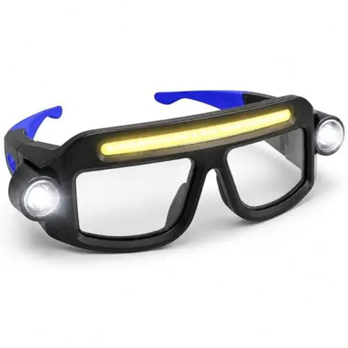 🔦 Rechargeable LED Headlamp Glasses – Hands-Free Lighting, Wave On/Off