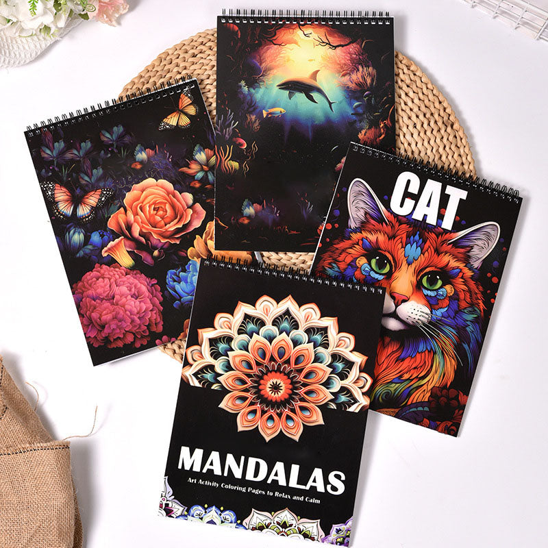🎨✍️Adult Coloring Stress Relief Books(✨Hardcover)