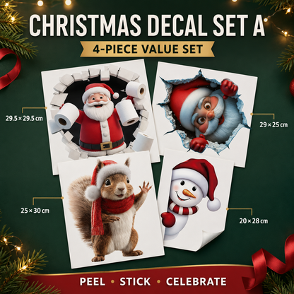 😍Santa Claus Wall Sticker