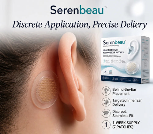 HEARING REPAIR MICRONEEDLE PATCHES ✅ Targets Hearing Loss, Tinnitus, Ear Infections, Balance Disorders, and Age-Related Ear Degeneration
