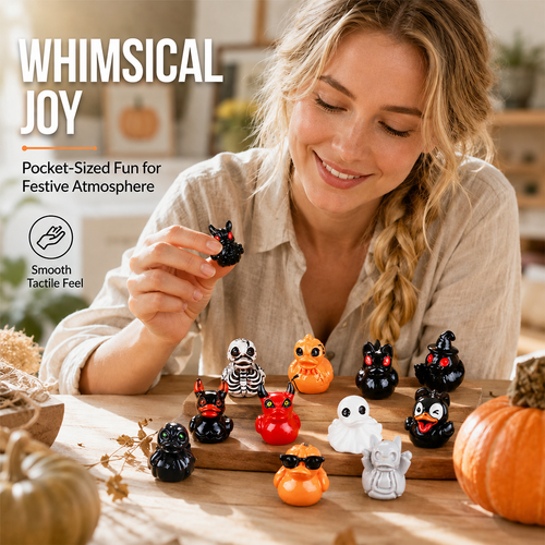 ⏰Mini Resin Ducks (Devil, Ghost, & Skeleton Designs)