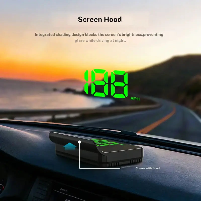 🚗 Smart HUD Speedometer – Upgrade Your Car With A Clear Windshield Speed Display