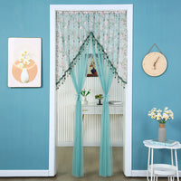 Aqua Green Floral
