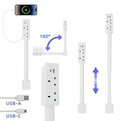 Last Day 49% OFF🔥Adjustable Electrical Outlet Extender Stick