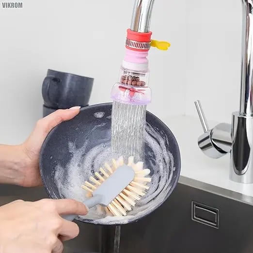 Rotatable Water Saving Tap Extender with Mineral Filter