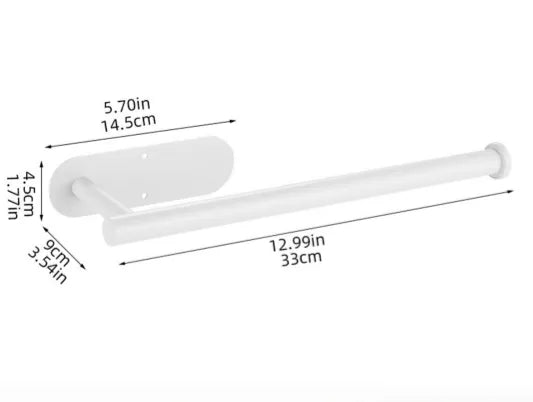 🧻Under Cabinet Paper Towel Holder – Declutter Your Kitchen Counter in Seconds ✨