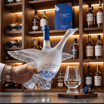 🪿Goose 30th Anniversary 3D Sculpted Vodka Bottle