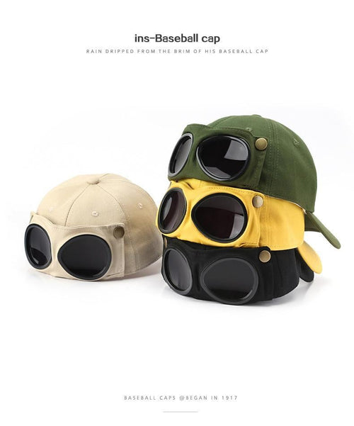 Men's Korean-Style Pilot Baseball Cap