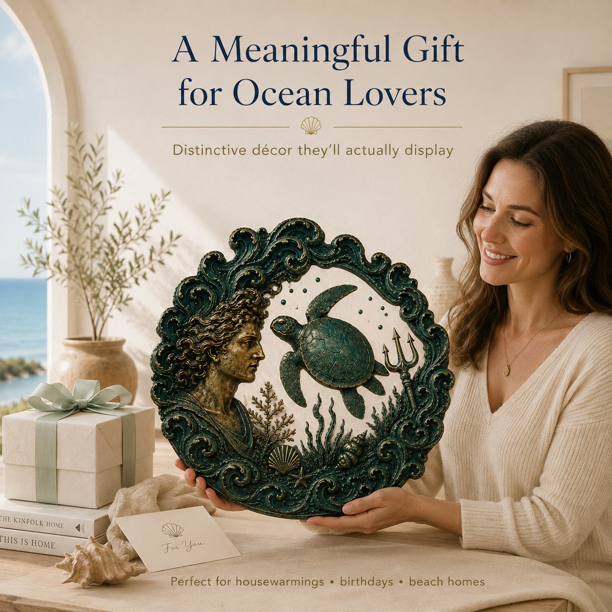 🌊 🔱Vintage Ocean Theme Wall Decor Collection  📦Buy 2 Free Shipping