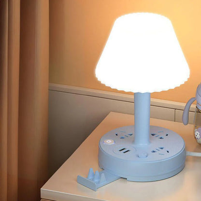 ⏰Table Lamp with USB Port and Outlet