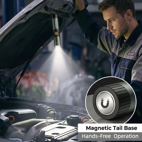 🔦5-in-1 Magnetic Flashlight – 1800LM Rechargeable Multi-Color Torch