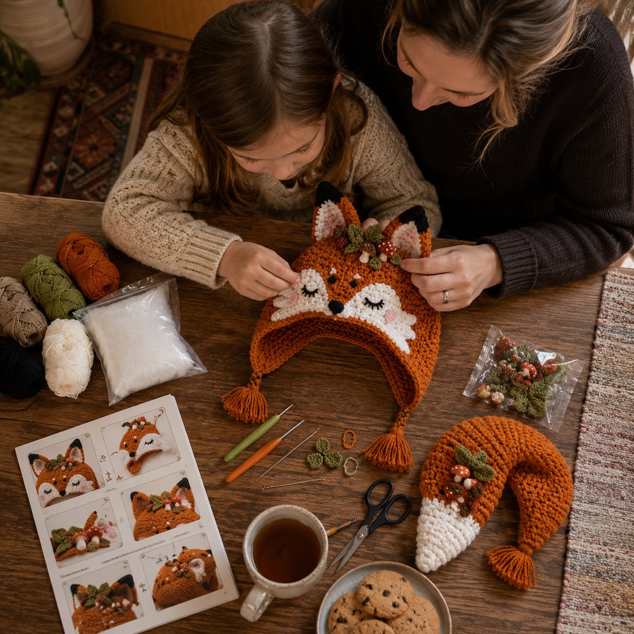 🔥HOT SALE 50% OFF – DIY Dragon Hood Hat Crochet Kit 🐉 | Handmade Fantasy Craft