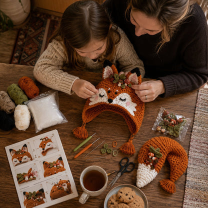 🔥HOT SALE 50% OFF – DIY Dragon Hood Hat Crochet Kit 🐉 | Handmade Fantasy Craft