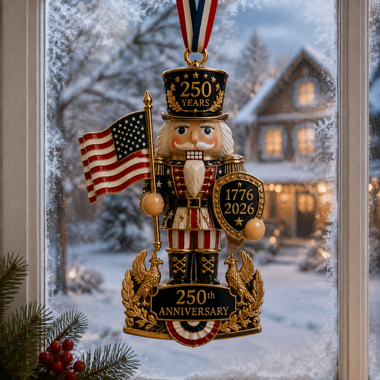 🇺🇸🎄America 250th Anniversary Nutcracker Christmas Ornament Collection