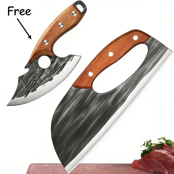 🔥 Buy 1 Get 1 Free  🎁 | Hand-Forged Kitchen Slicing Cleaver 🍖