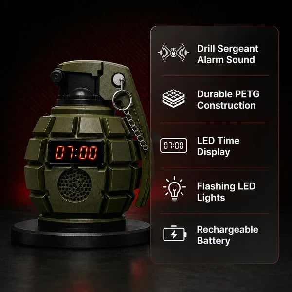 Grenade Alarm Clock