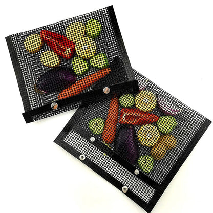 BBQ Grill Mesh Bag Barbecue Kitchen Tools Reusable Non-stick