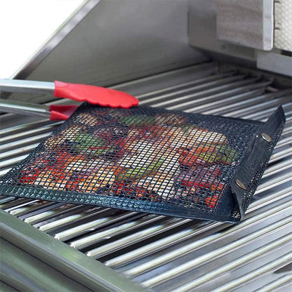 BBQ Grill Mesh Bag Barbecue Kitchen Tools Reusable Non-stick