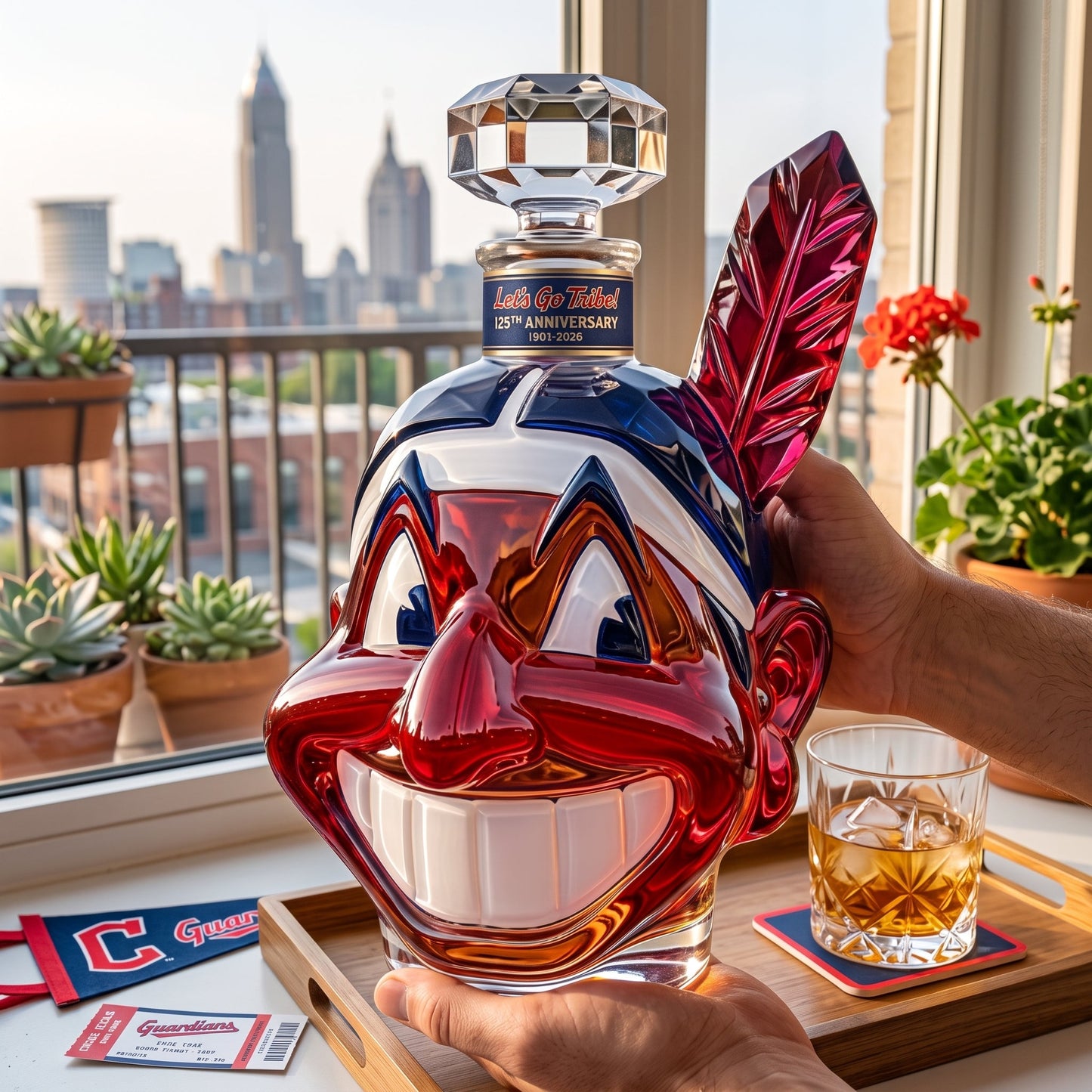 Anniversary Whisky Bottle