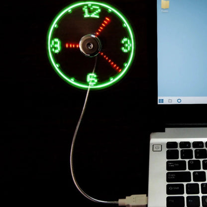 🔥HOT SALE 49% OFF🕛Portable LED time display clock fan with USB🍃
