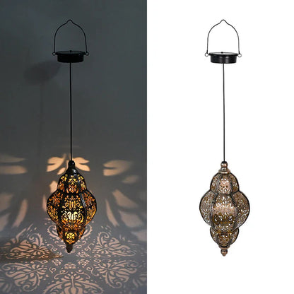 Luxury Baroque Moroccan Style Hollow Projection Lantern