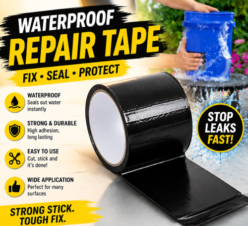 💧 Stop All Leaks Instantly | One Tape for All Emergency Repairs