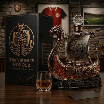 🐉 The Viking's Honour - Limited Edition Crystal Whiskey Decanter