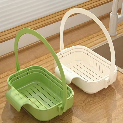 2 -PACK Foldable Hanging Kitchen Sink Drain Basket