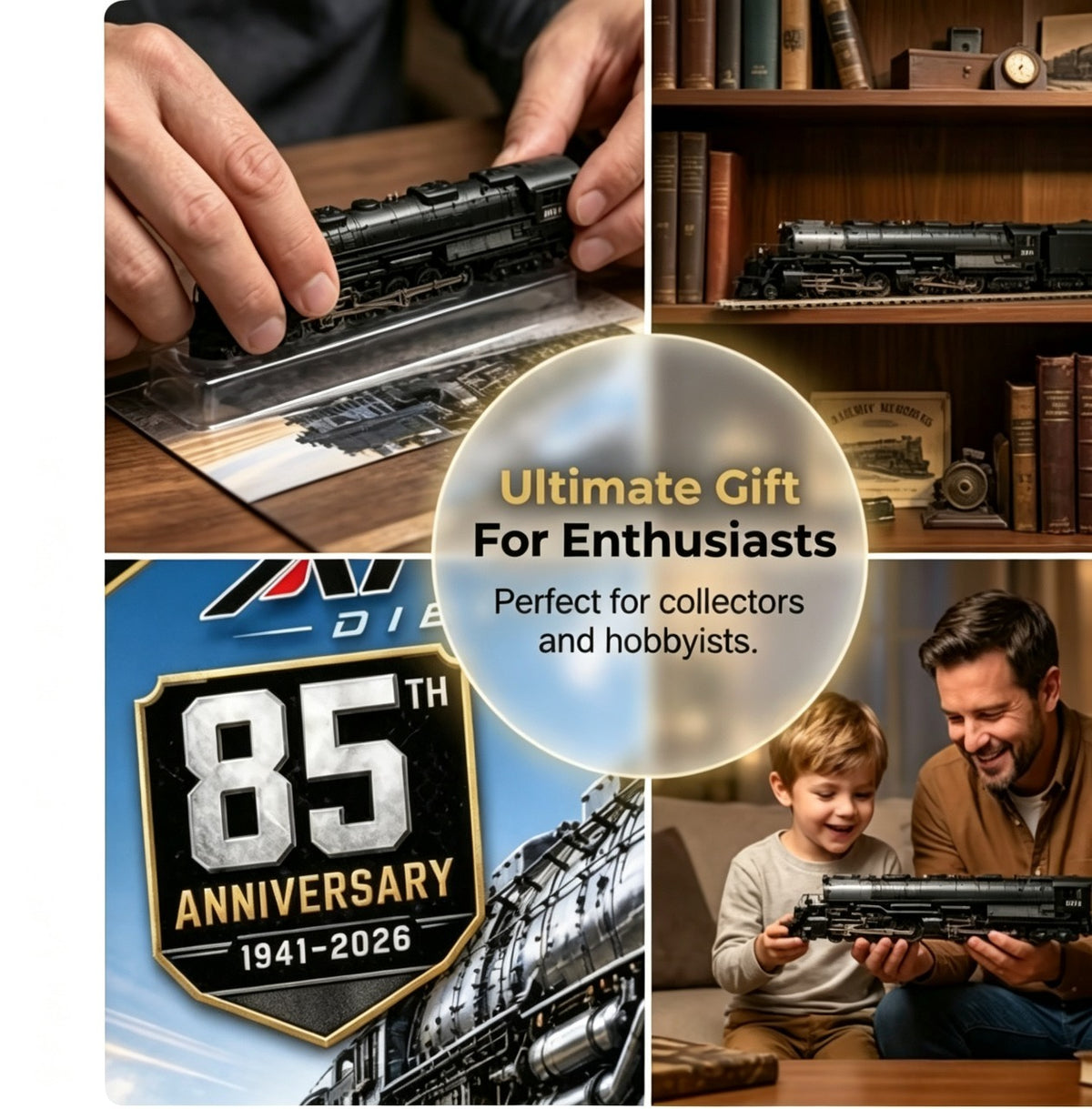 💥🏆 85th Anniversary Steam Giant Die-Cast Model