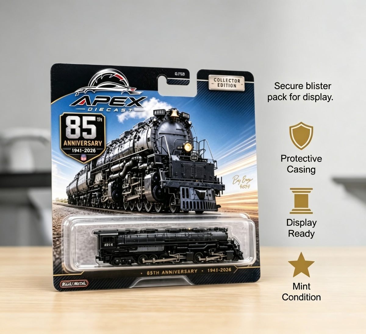 💥🏆 85th Anniversary Steam Giant Die-Cast Model