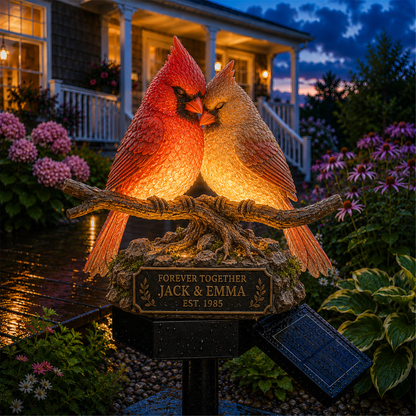 Solar Memorial Garden Light with Plaque