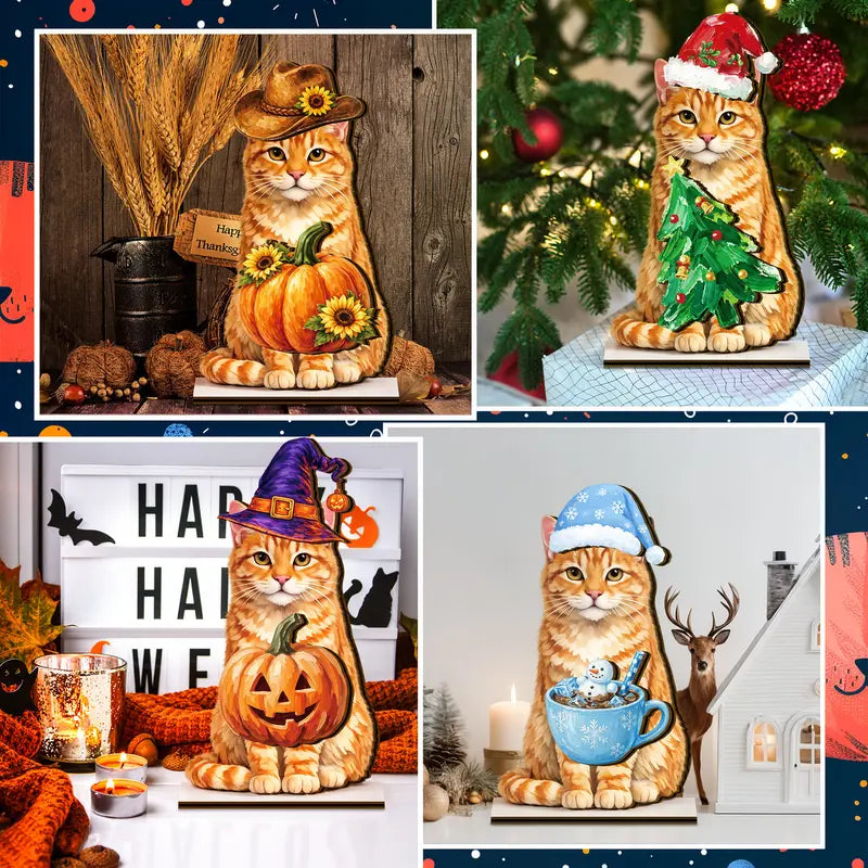 🎁 Unique Personalized Gift for Pet Lovers🐶 Interchangeable Seasonal Dog Decor
