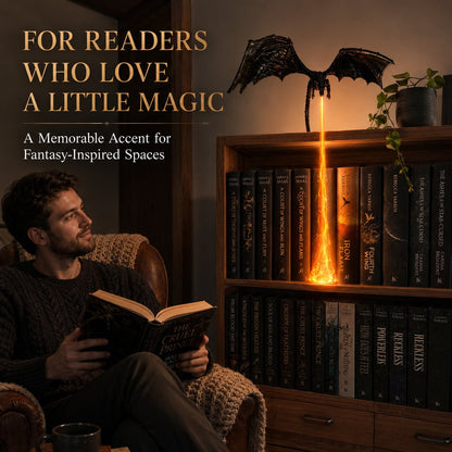 📚 Dragon Shelf Light for Fantasy Book Lovers - Limit Time 50% OFF