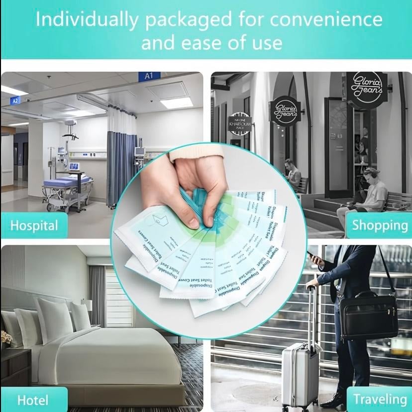 2026 Hot Sale🚽 Disposable Toilet Seat Covers – Portable Hygiene Protection Wherever You Go