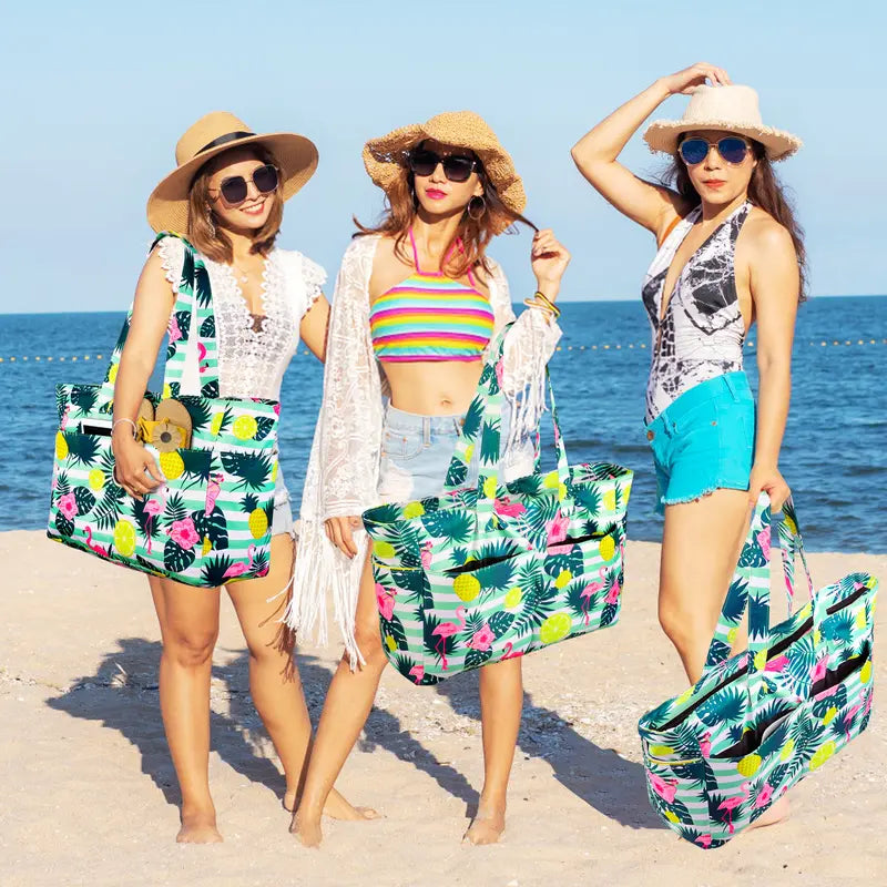 🏖️ Dry & Wet Separated Beach Tote | Durable Spacious Travel Swim Bag🌴