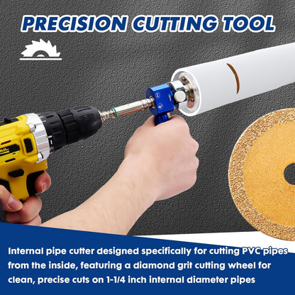 ⚙️ 1-1/4" PVC Inside Pipe Cutter | Precision Internal Pipe Cutting Tool