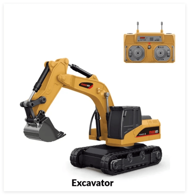 ⭐ 1:64 Premium Alloy Mini RC Construction Set