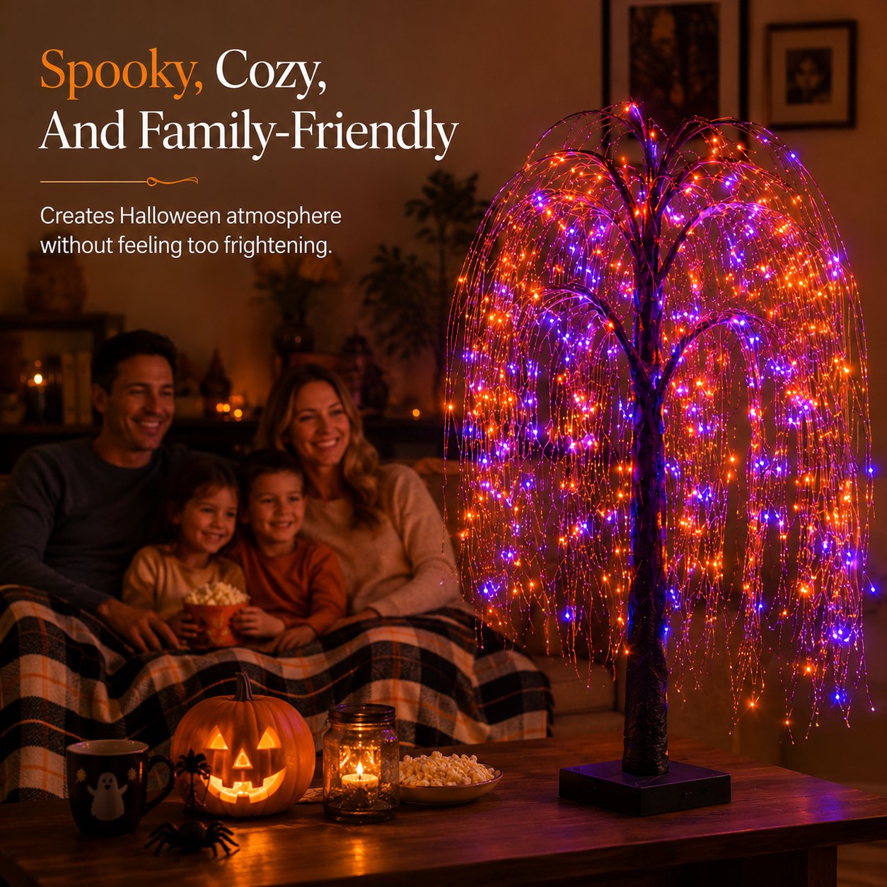 🎃 Spooky Halloween Tree Light