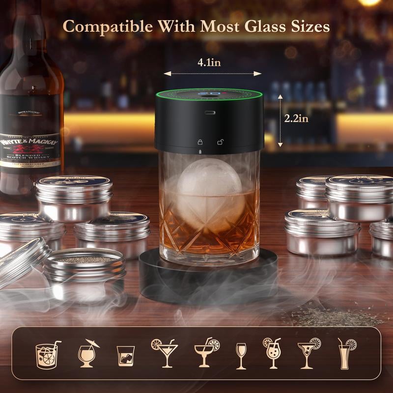 🎁Hot Sales Promotion 49% OFF🔥Electric Whiskey Smoker Kit Built-in Lighter