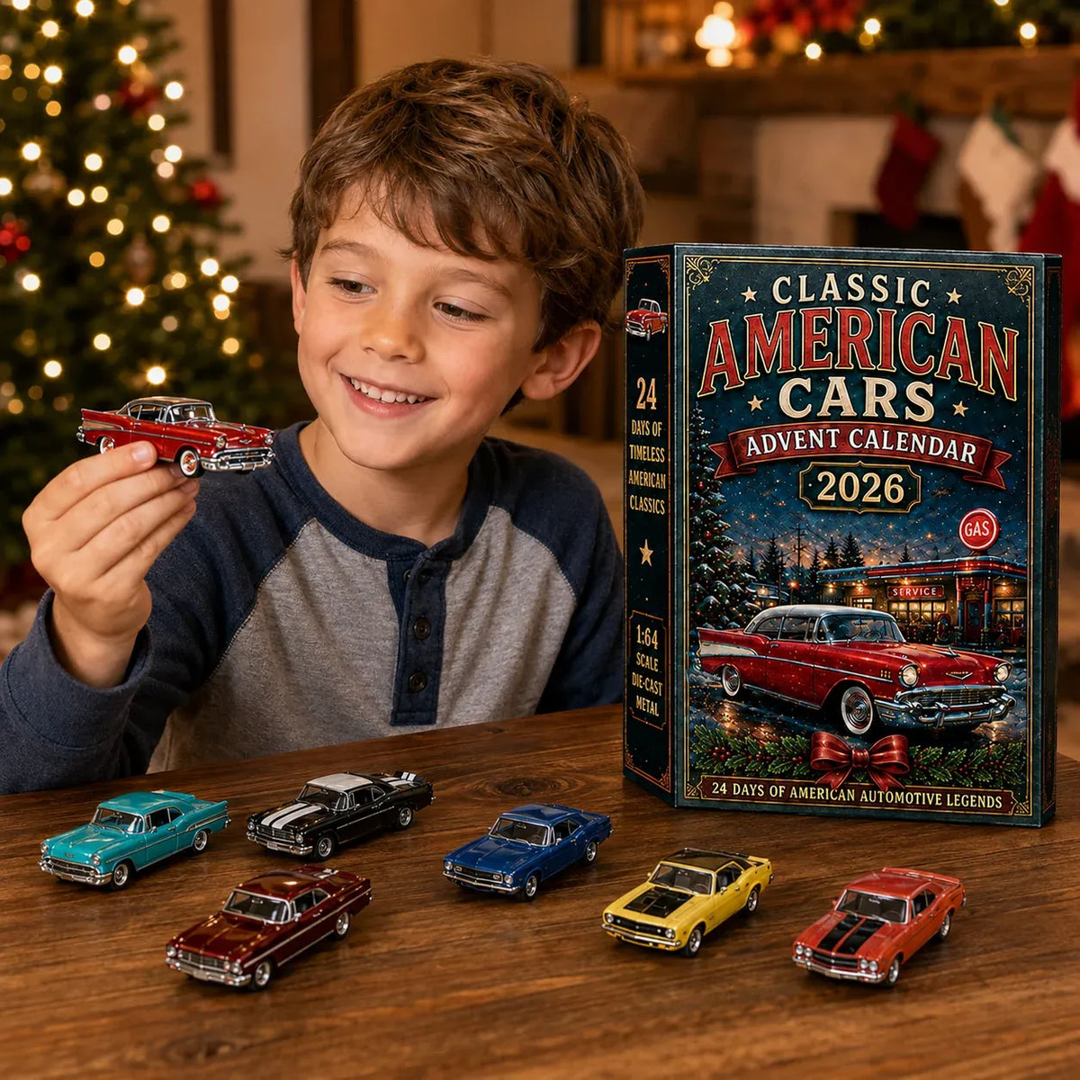 💯🚜🚗🎄 2026 Vehicle Advent Calendar Collection – 24 Days of Classic Machines, Trucks & Military Legends 🎁✨